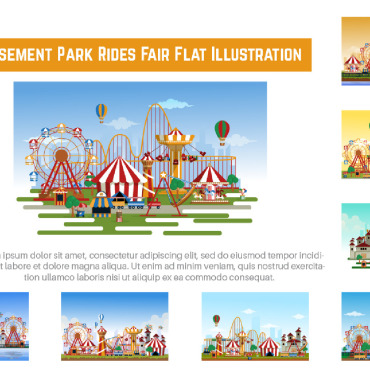 Park Rides Illustrations Templates 212446