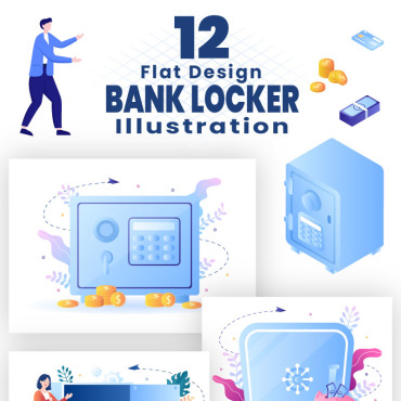 Bank Password Illustrations Templates 212448