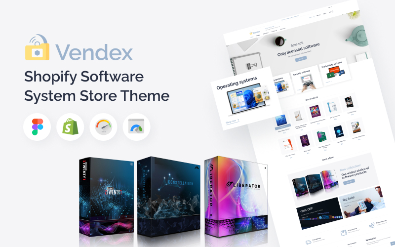 Vendex - Shopify Software System Store Theme