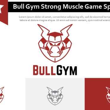 Gym Strong Logo Templates 212552