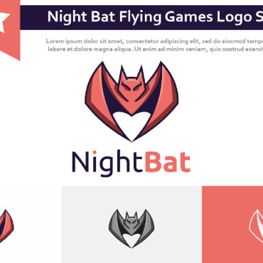 Bat Flying Logo Templates 212564