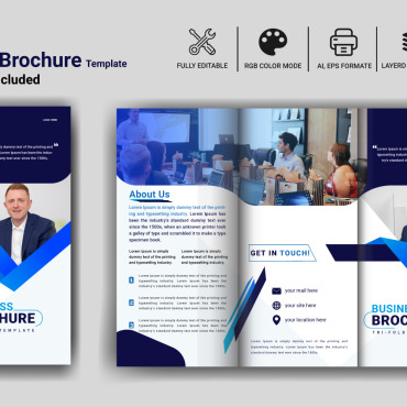 Tri Fold Corporate Identity 212606