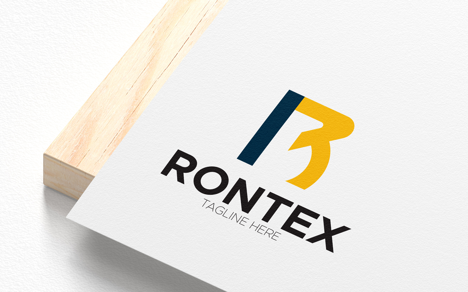 R Letter Rontex Logo Design Template
