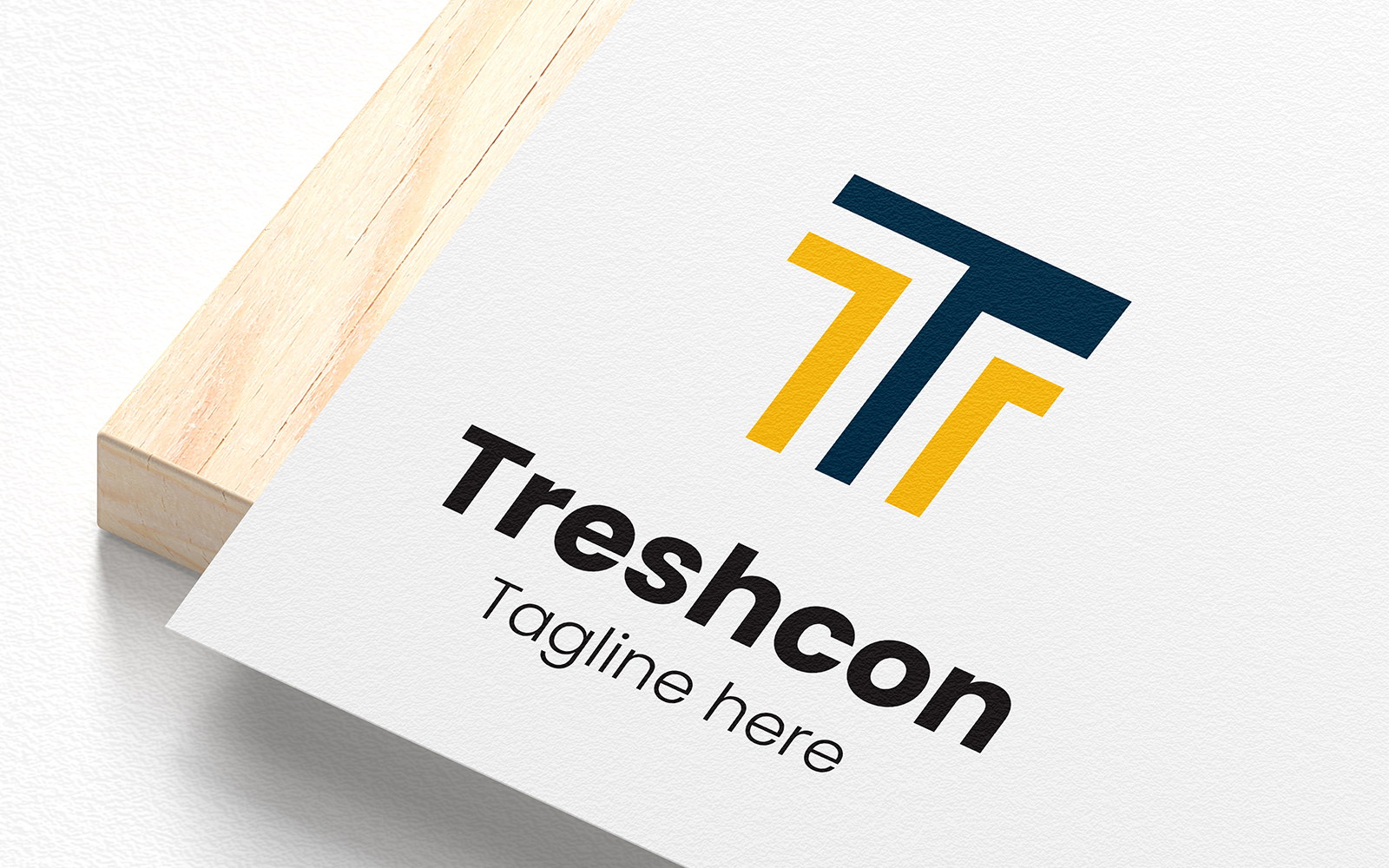 T Letter Treshcon Logo Design Template