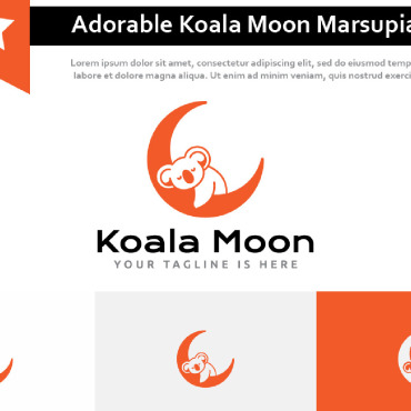 Koala Crescent Logo Templates 212680