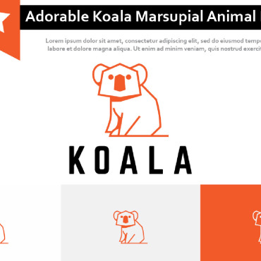 Koala Marsupial Logo Templates 212683