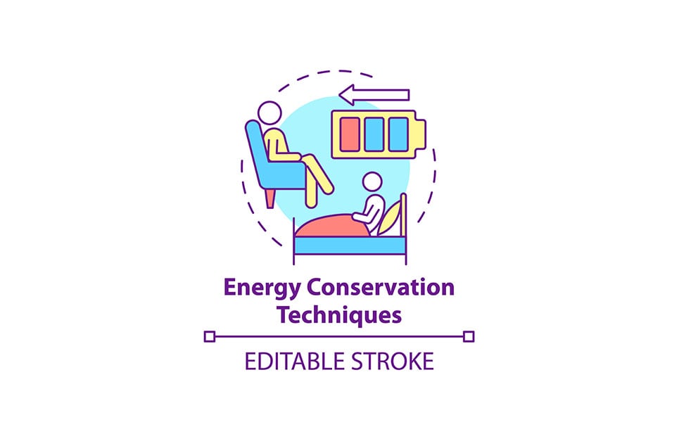 Energy Conservation Technique Concept Icon