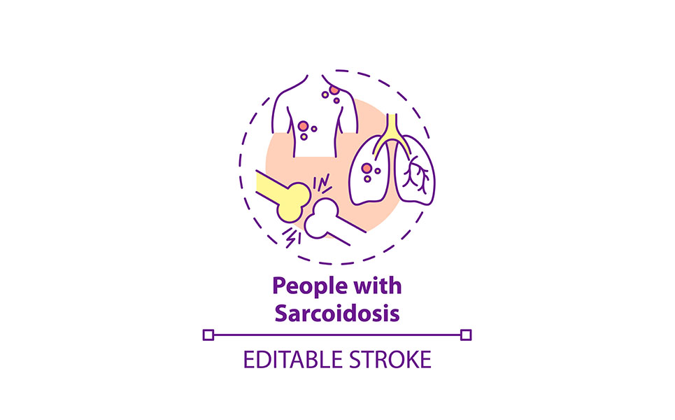 People With Sarcoidosis Concept Icon