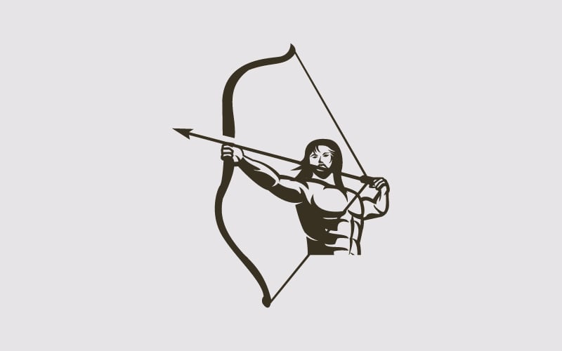 Archer Warior Logo Design
