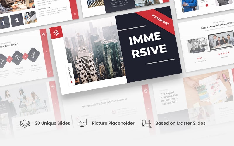 Immersive - Business Strategy PowerPoint Template