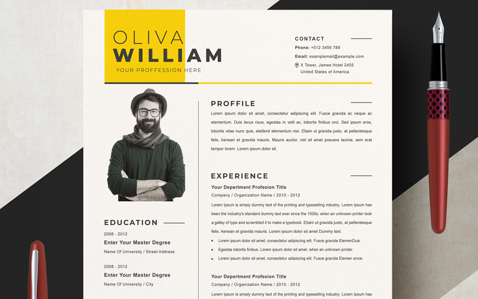 Oliva William / CV Template
