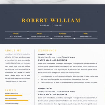 Template Clean Resume Templates 213168
