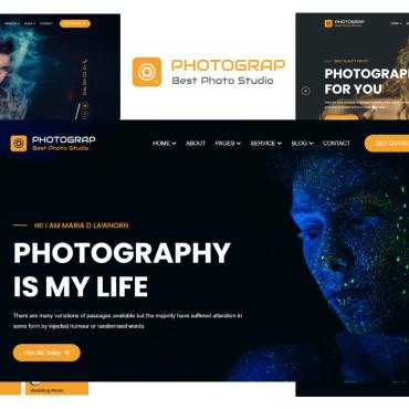 Photography Photography Responsive Website Templates 213180