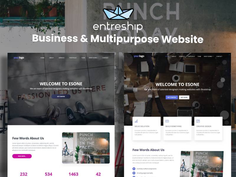 EsOne - Business & Multipurpose Landing Page Template