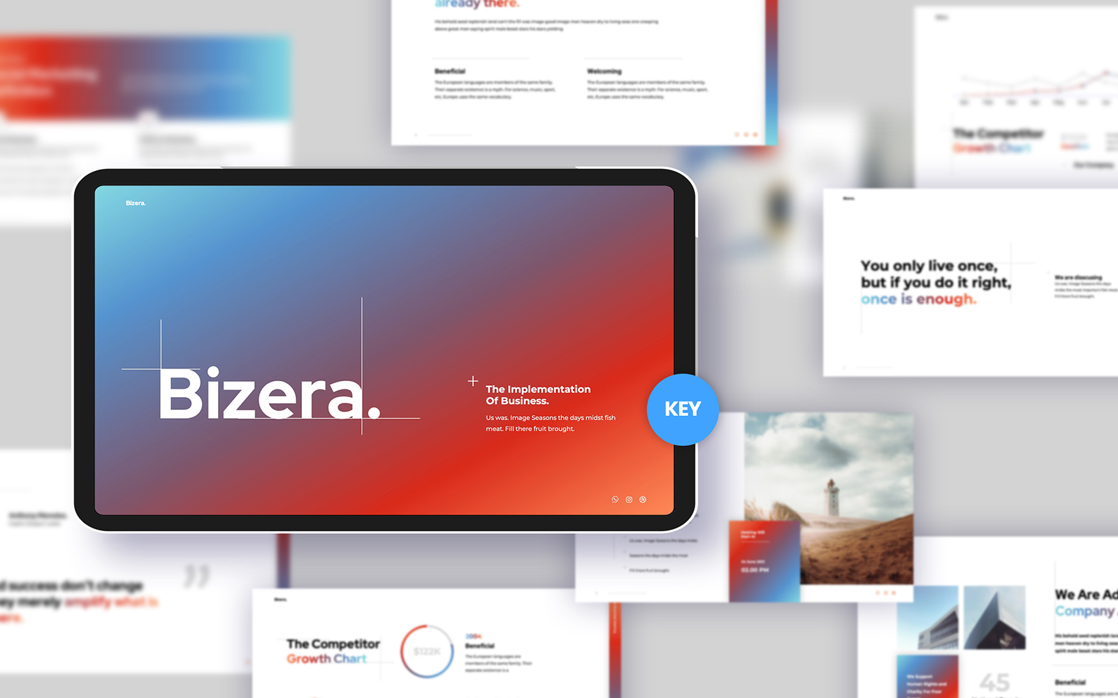 Bizera Business Keynote Template