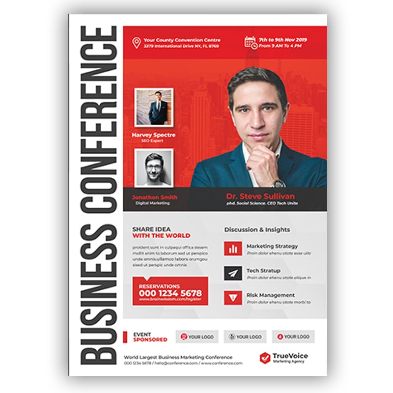 New Business Conference Flyer Template