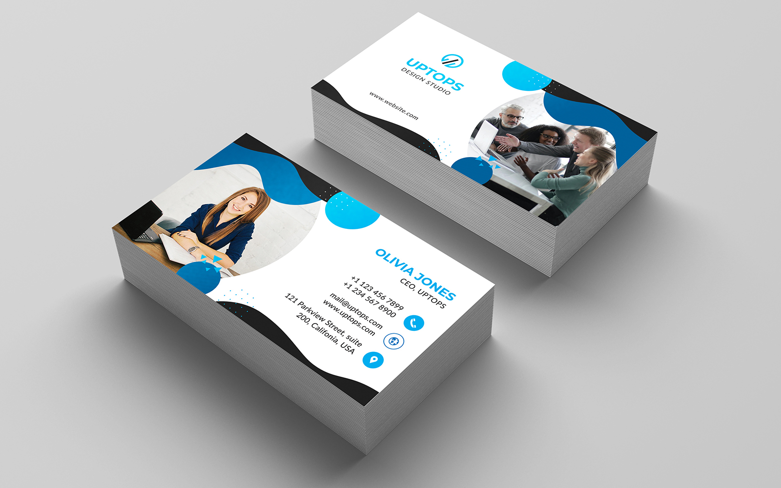 Hooli - Corporate Business Card Template