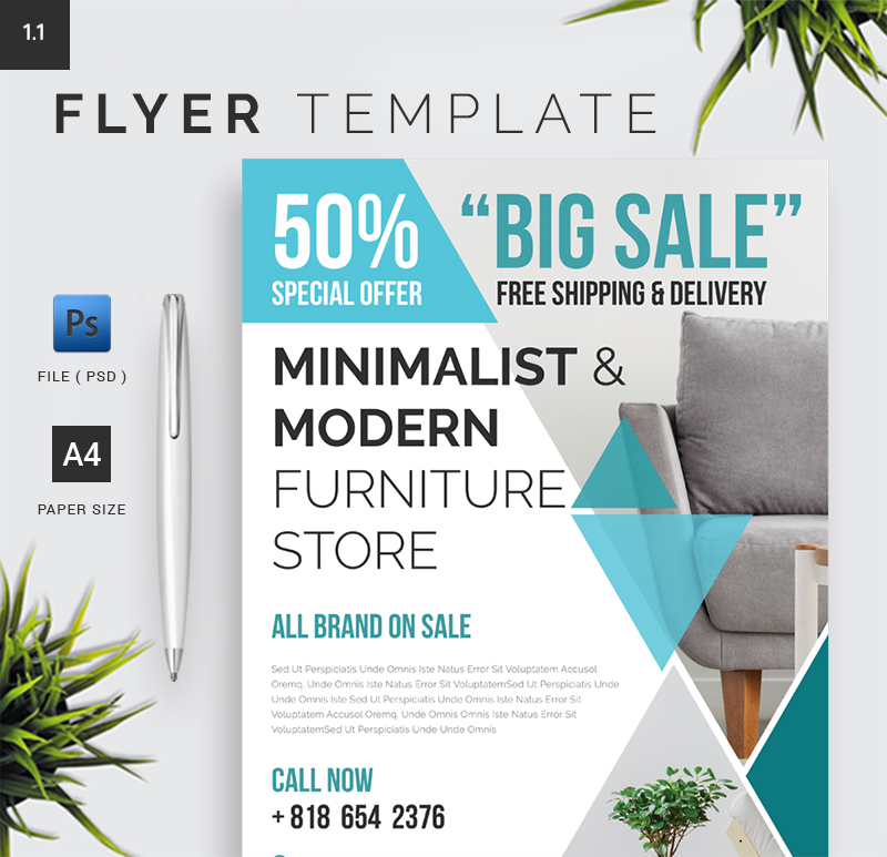 Furniture Flyer Template 1.6