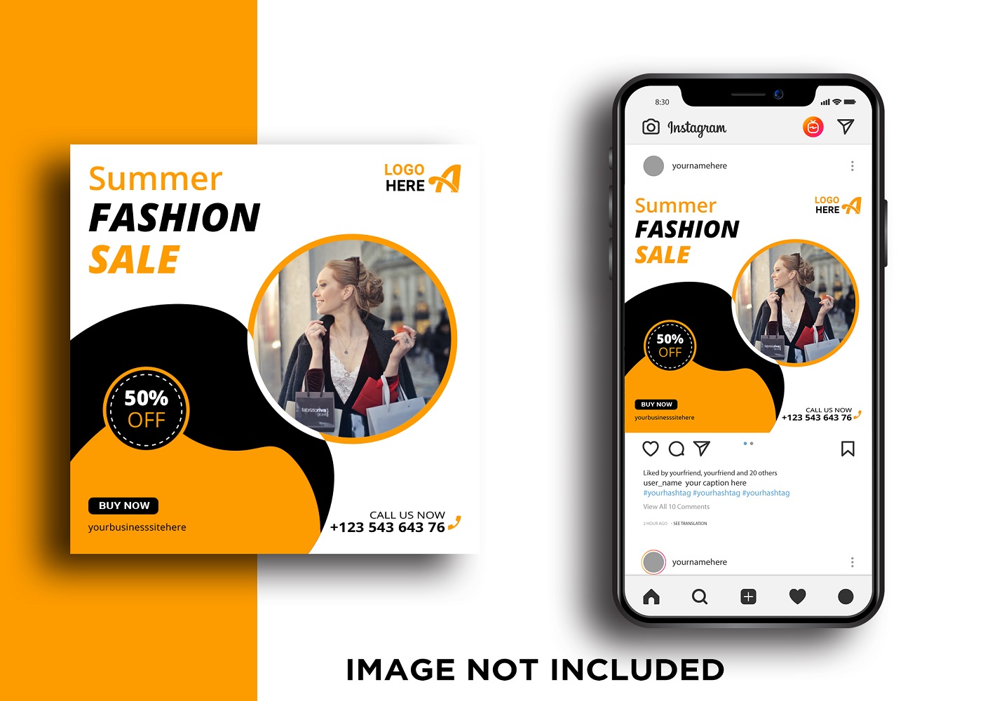 Fashion Summer Sale Social Media Post