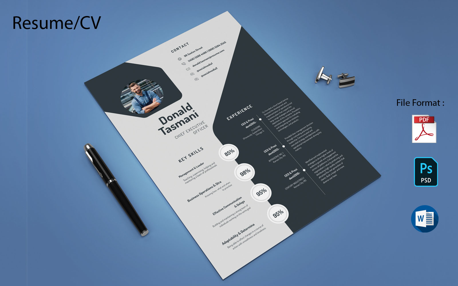 CV Resume & New Creative Resume Template