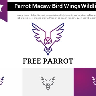 Exotic Parrot Logo Templates 213388