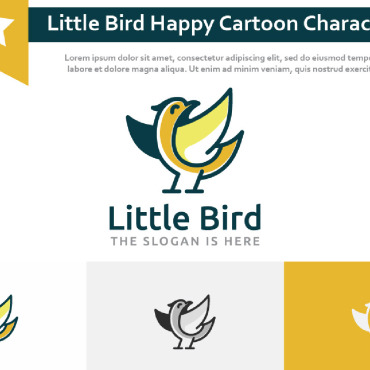 Cute Bird Logo Templates 213442