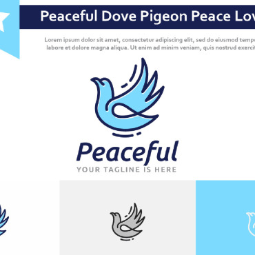 Dove Pigeon Logo Templates 213446