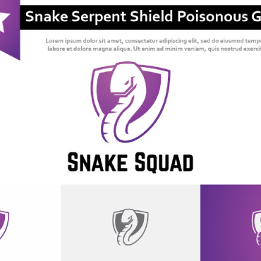 Serpent Shield Logo Templates 213450