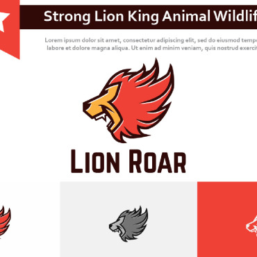 Lion Hoar Logo Templates 213466