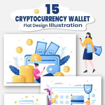 Currency Crypto Illustrations Templates 213475