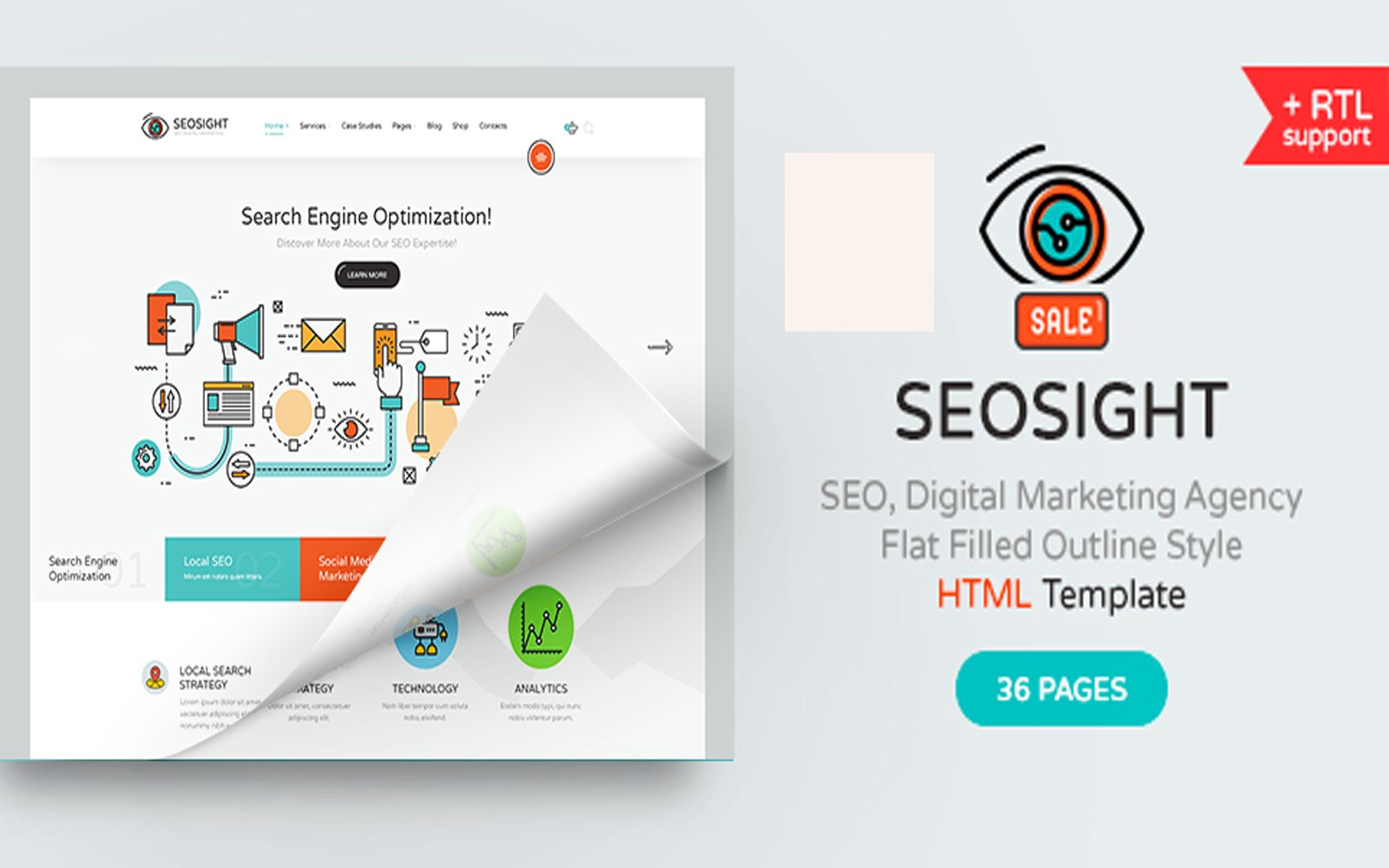 SEOsight - IT Solutions & Multi-Purpose HTML5 Website Template