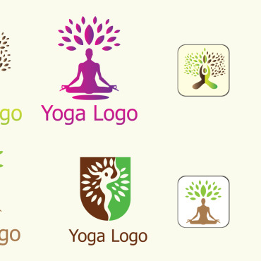 Yoga Vector Logo Templates 213677