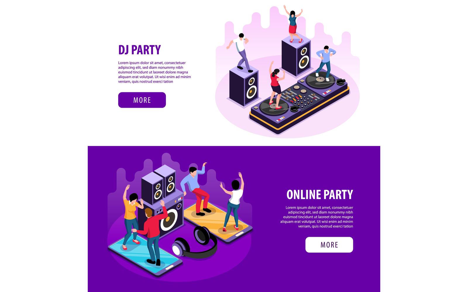 Isometric Dj 200910537 Vector Illustration Concept