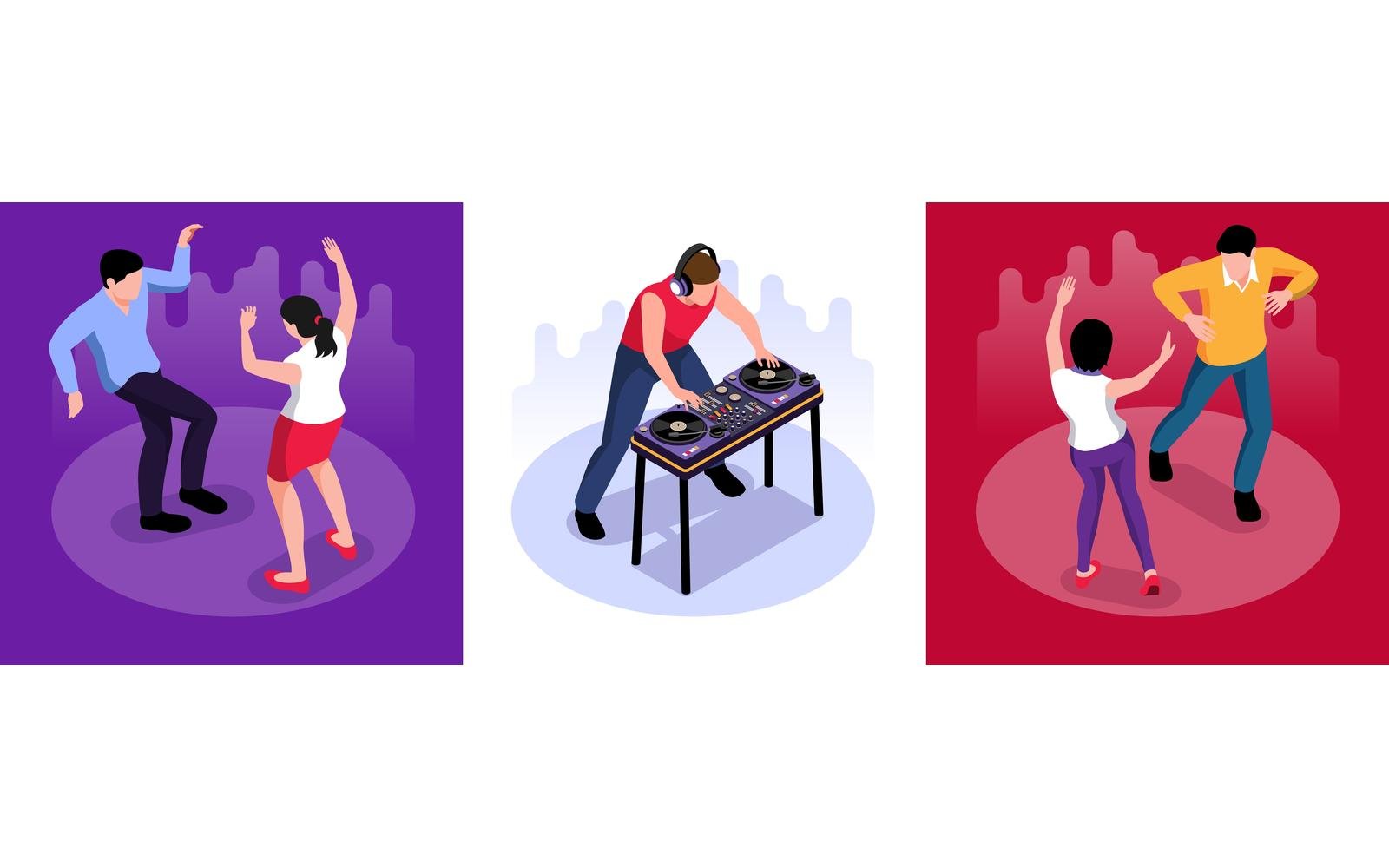 Isometric Dj 200910540 Vector Illustration Concept