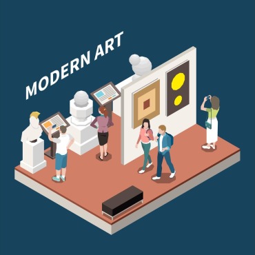 Museum Security Illustrations Templates 213786