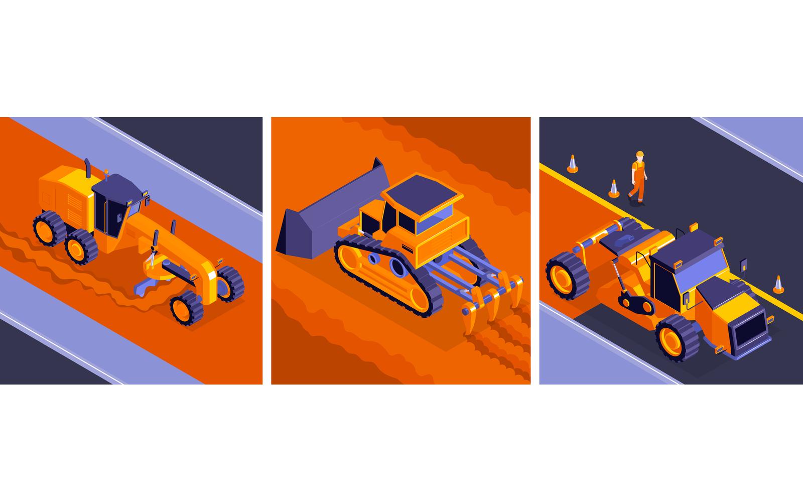 Isometric Road Construction Design Concept 200950412 Vector Illustration Concept