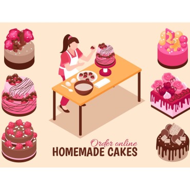 Collection Food Illustrations Templates 213873