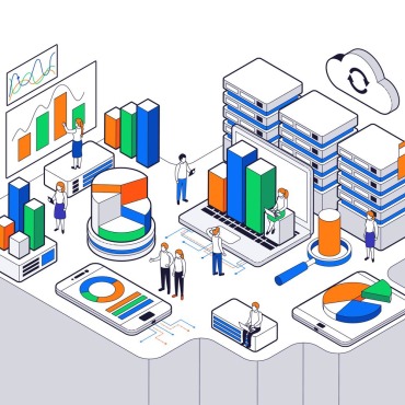 Isometric Technology Illustrations Templates 213938