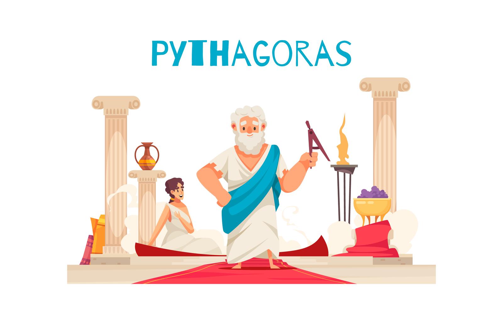 Pithagoras 201112654 Vector Illustration Concept