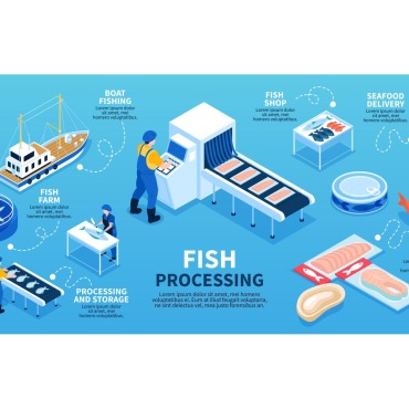 Processing Fishing Illustrations Templates 213964