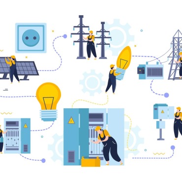 Person Equipment Illustrations Templates 214025