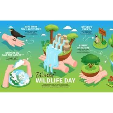 World Life Illustrations Templates 214051