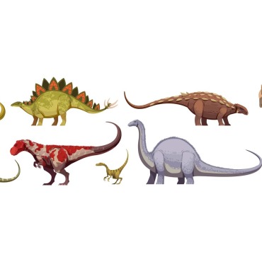 Stegosaurus Tyrannosaurus Illustrations Templates 214141