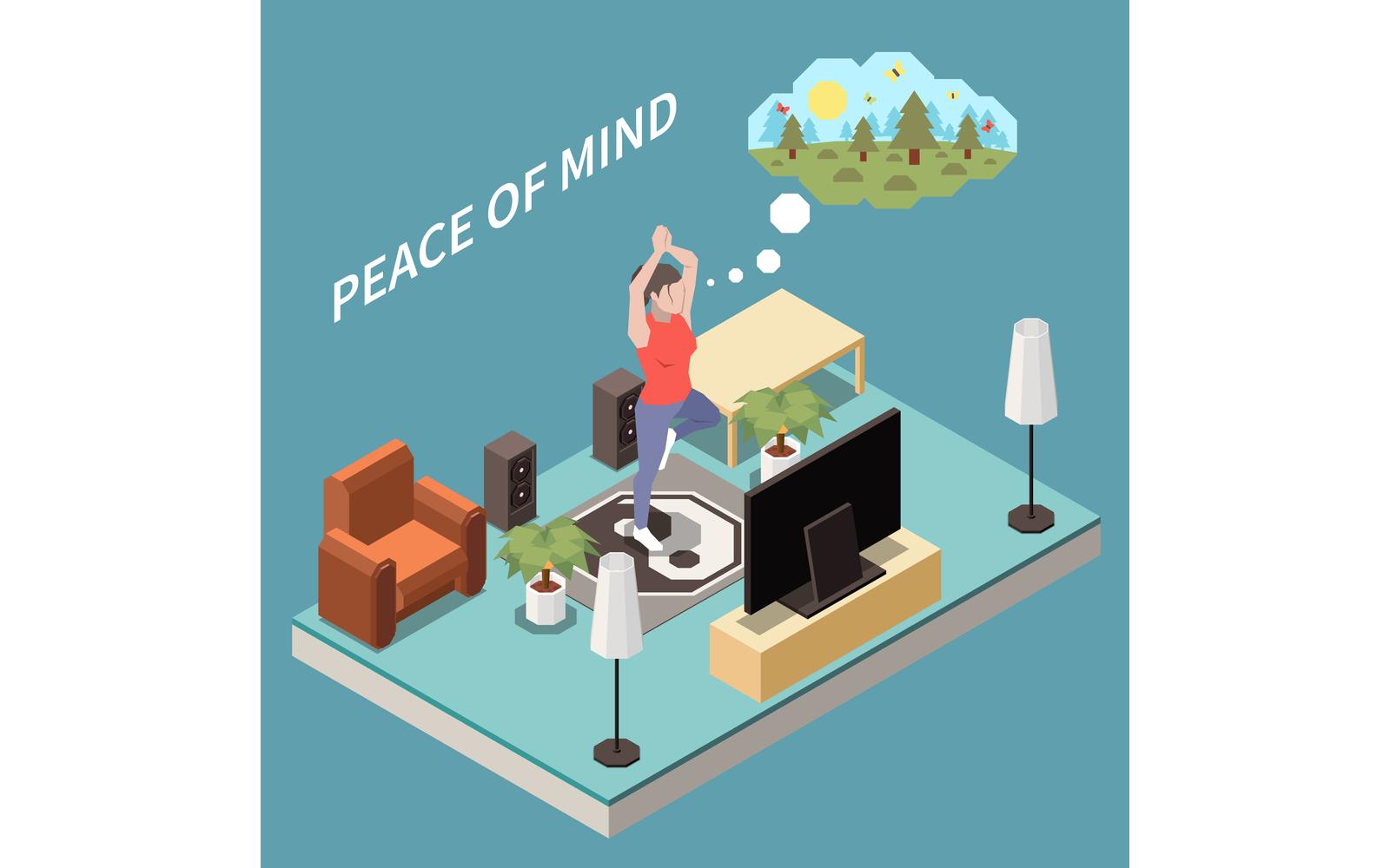 Personal Growth Self Development Isometric 201210902 Vector Illustration Concept