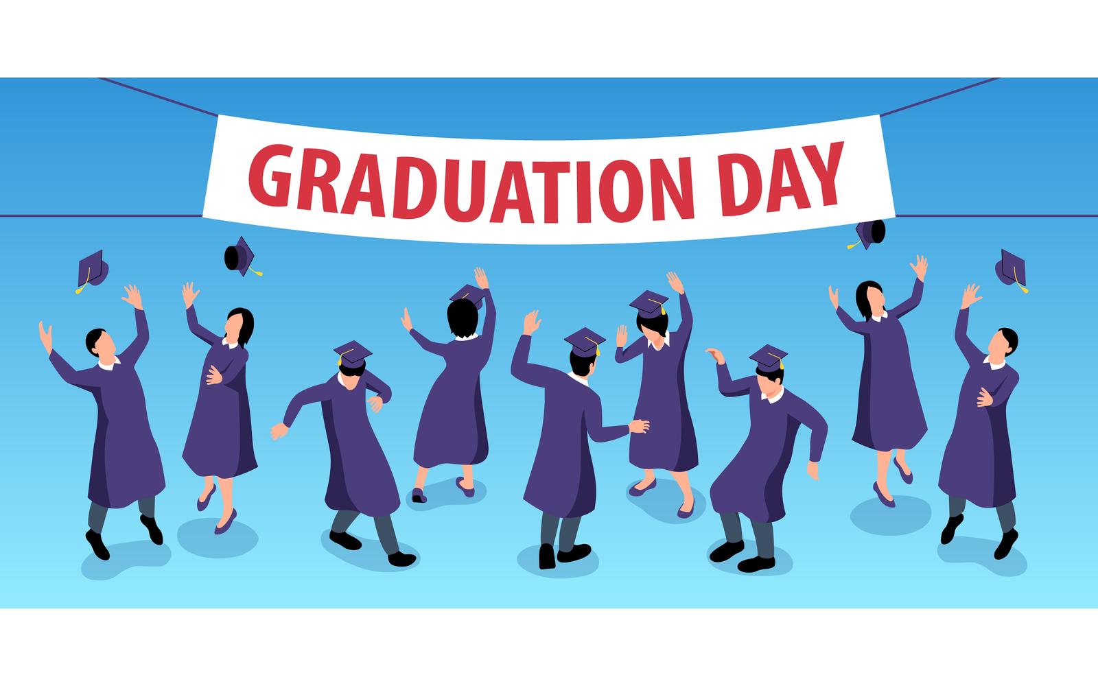 Isometric Graduation Horizontal Illustration 201210517 Vector Illustration Concept