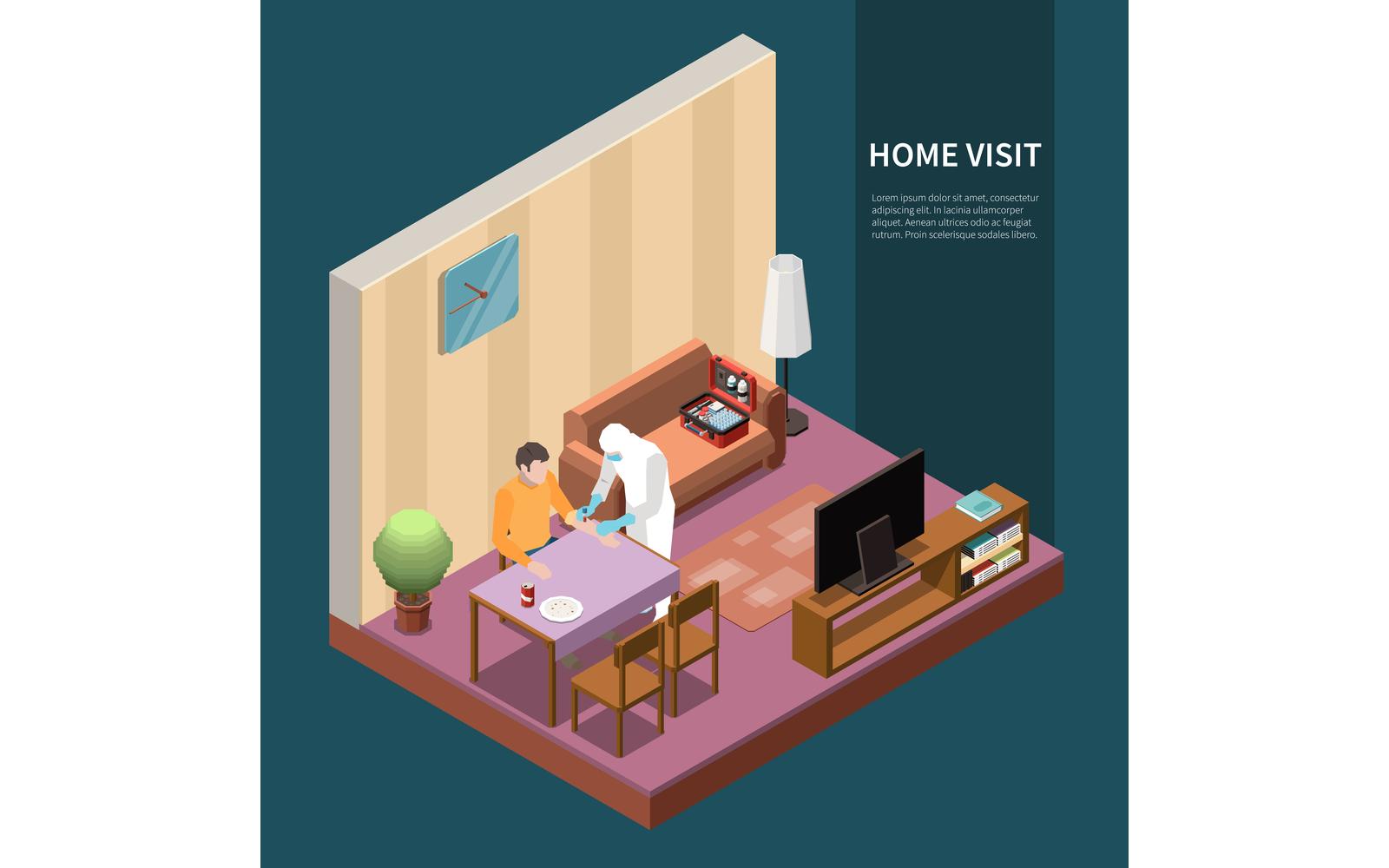 Laboratory Diagnostics Analysis Service Isometric 201210922 Vector Illustration Concept