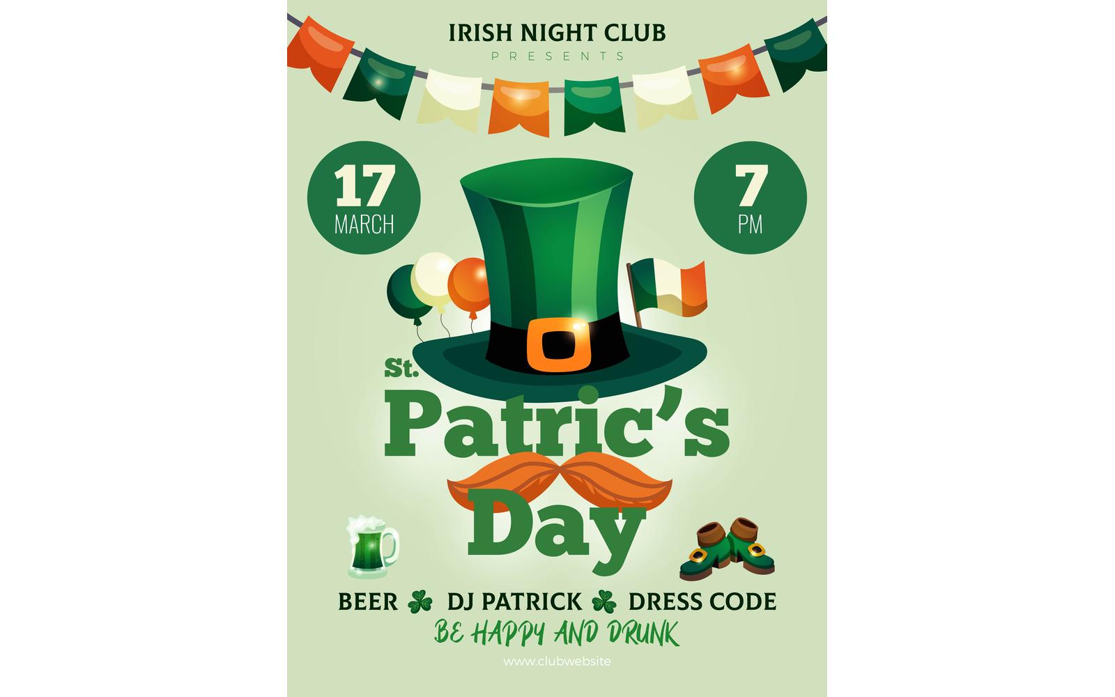 Saint Patricks Day Vertical Illustration 201200313 Vector Illustration Concept