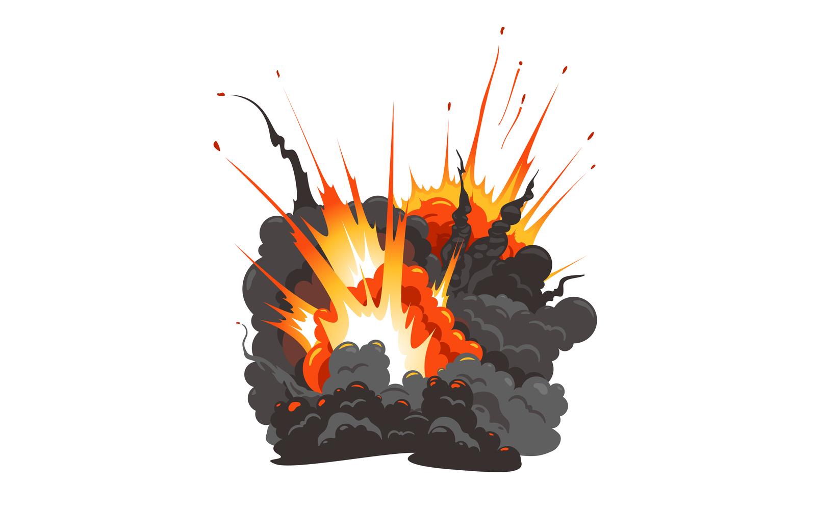 Bomb Explosion Fire Bang 201251813 Vector Illustration Concept