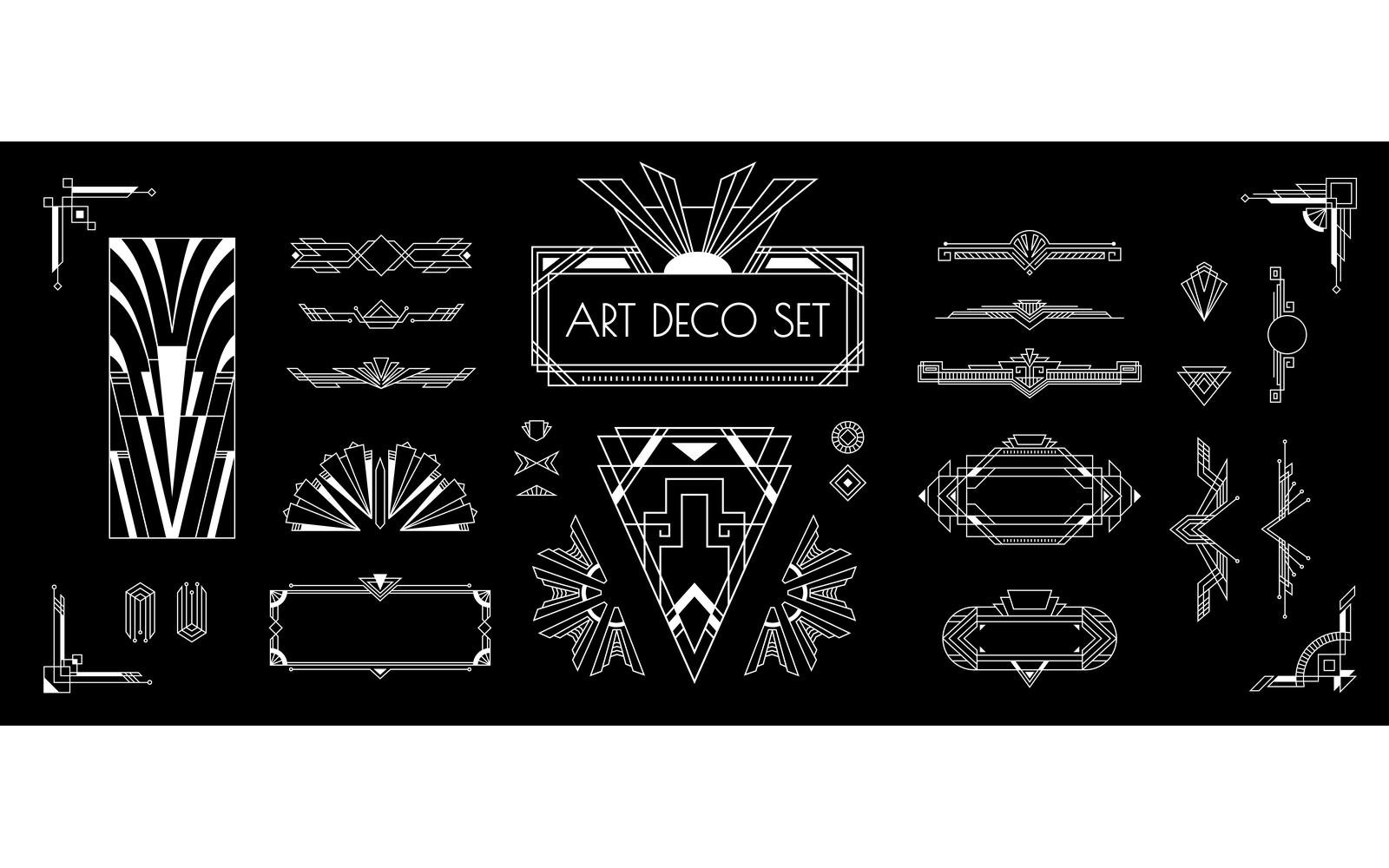 Art Deco Set 201251802 Vector Illustration Concept