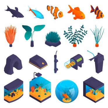 Marine Fish Illustrations Templates 214558